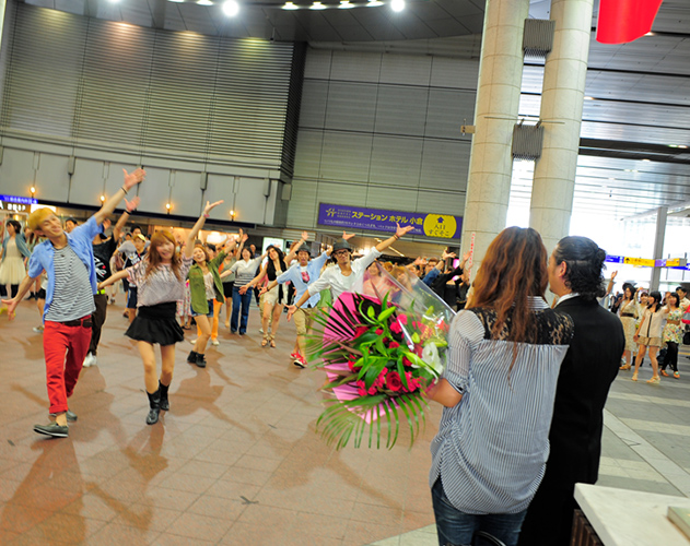 日本初!!フラッシュモブとメモリプレイを日本で初めて行った会社です。